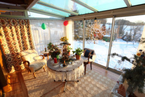 heating a sunroom in winter