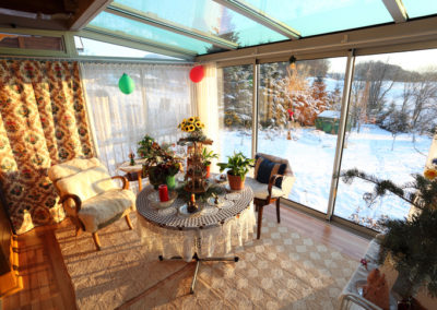 heating a sunroom in winter